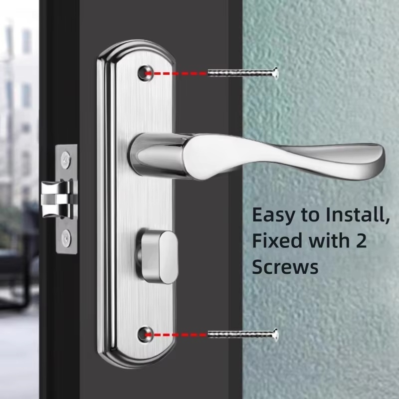 Home Hardware Bathroom Accessories - Stainless Steel Keyless Door Lock/Home Furniture