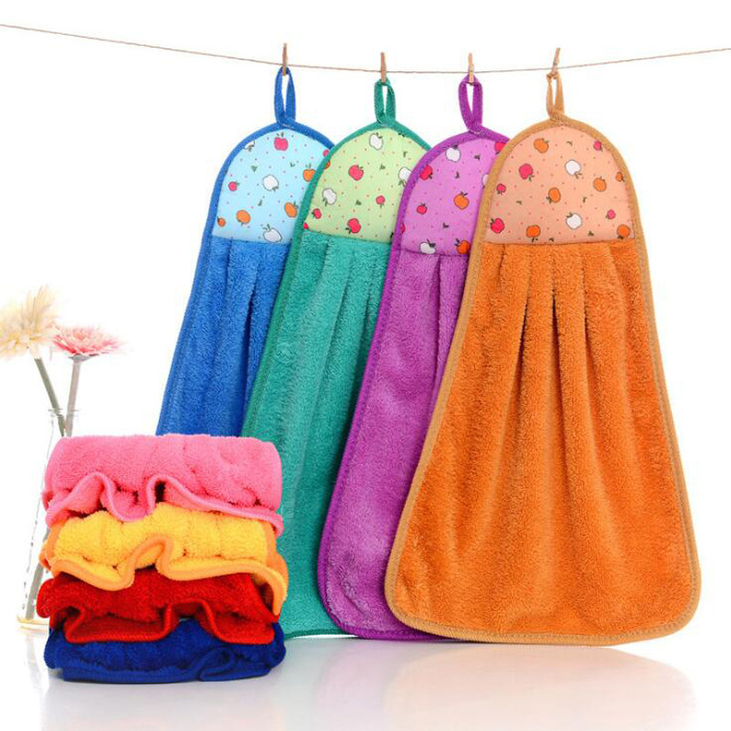 Home Bathroom Cleaning - 4pcs 20*32cm Small Hand Towels for