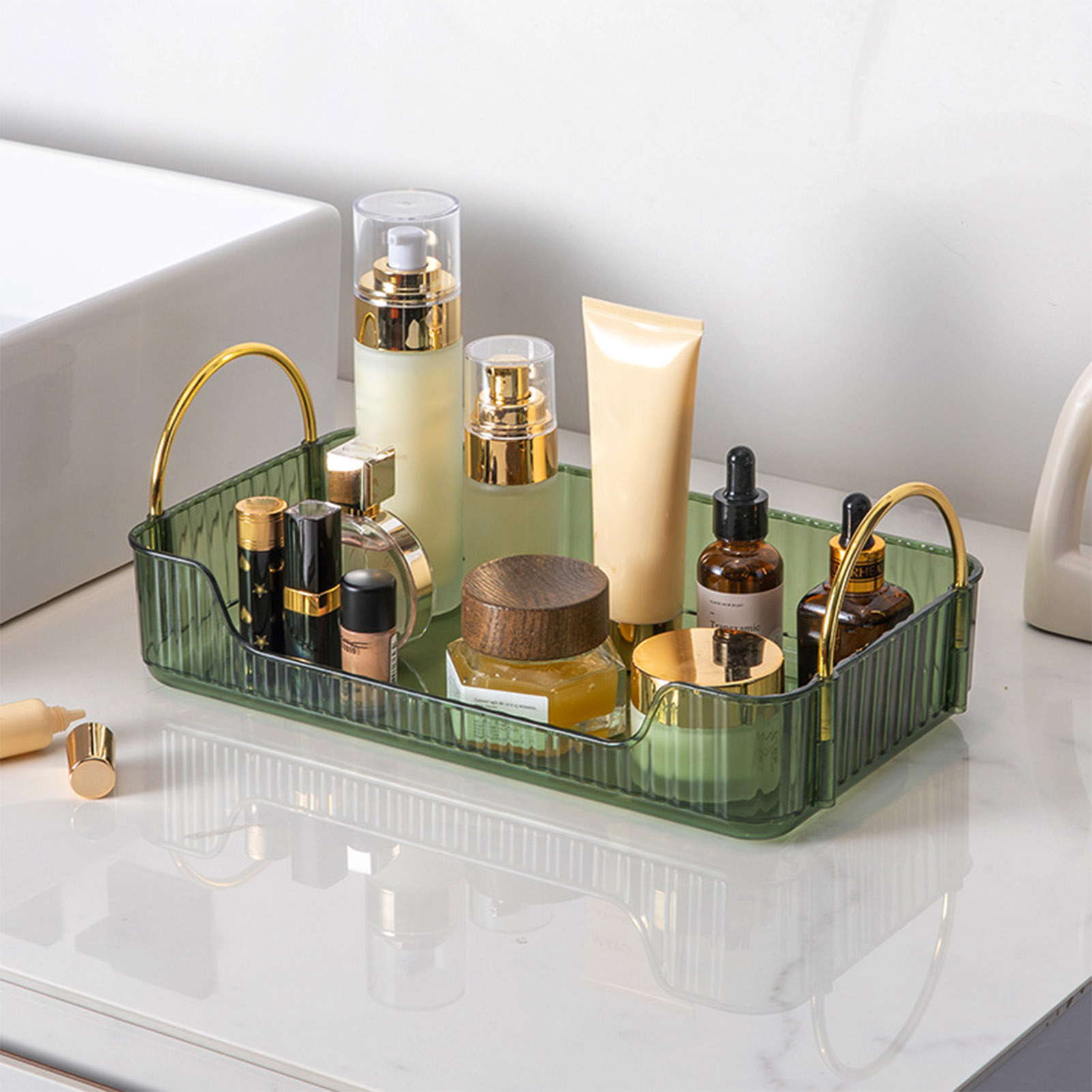 Home Creation Bathroom - Bathroom Organizer Rack Light Luxury Acrylic