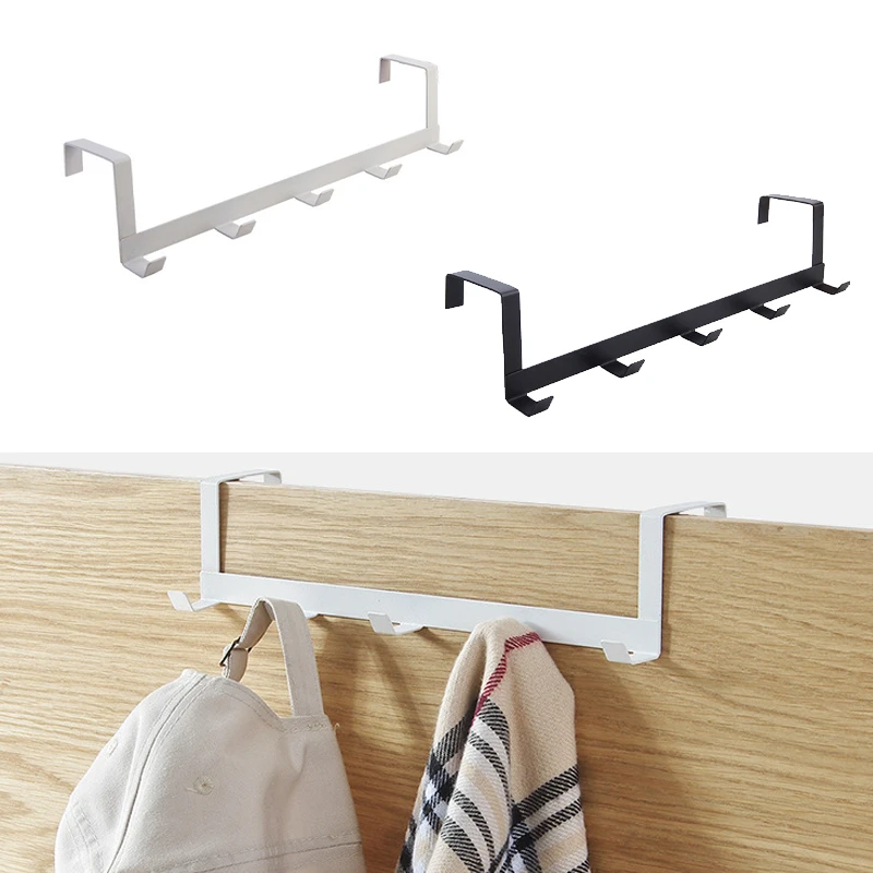 Tiny Home Bathroom Kit - Hooks Over The Door 5 Hooks