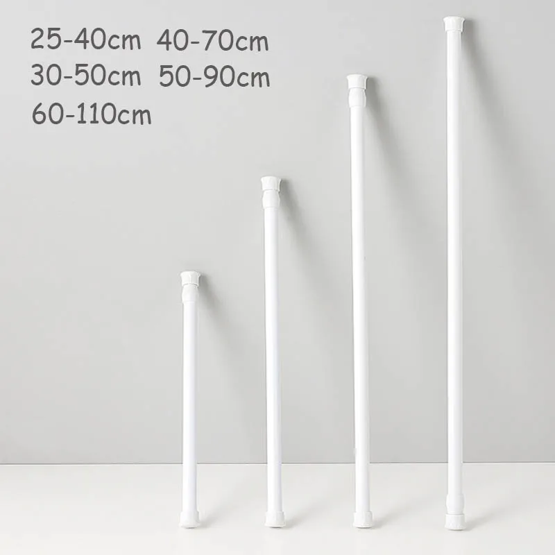 Home Hardware Bathroom Accessories - 25-110cm Spring Loaded Extendable Rod Multifunctional
