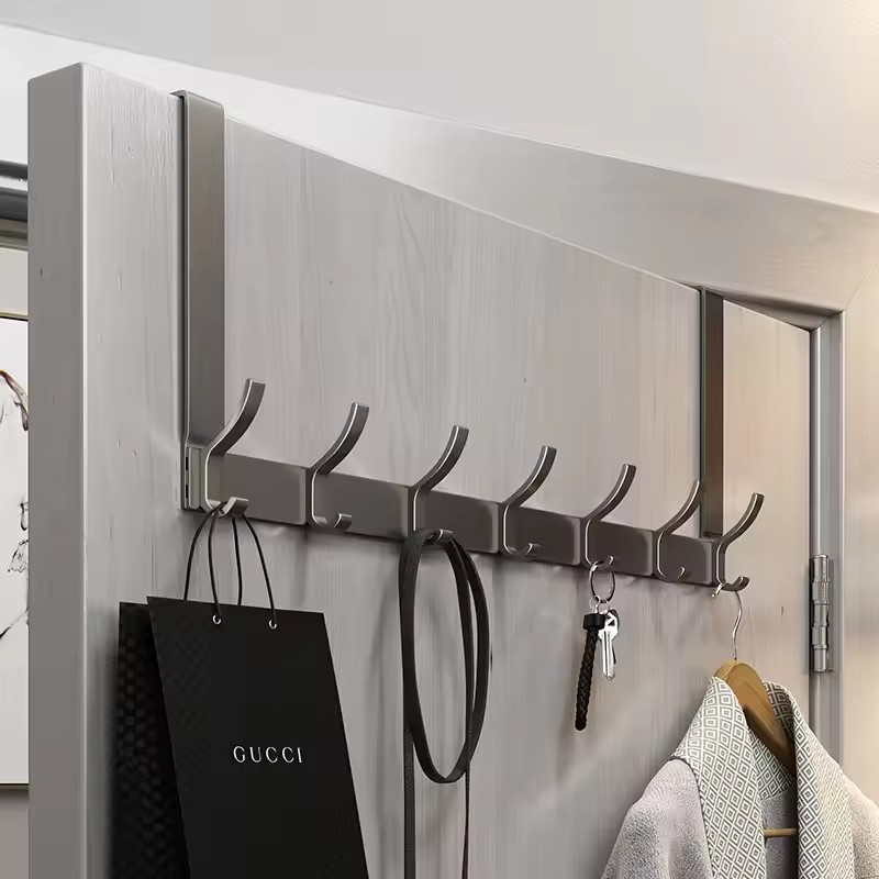 Tiny Home Bathroom Kit - Over-Door Home Organizer Rack Quick Install