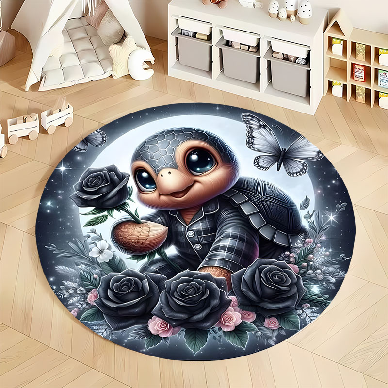 Home Toilet Bathroom Design - Free shipping! Whimsical Turtle and Floral