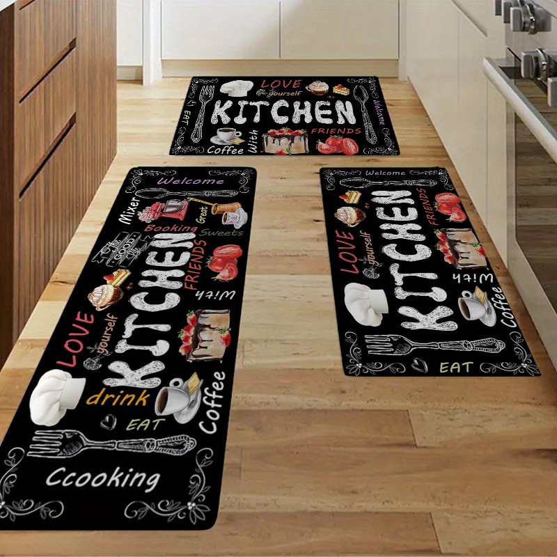 Home Bathroom Quotes - Kitchen Chalkboard Carpet Home Quote Pattern