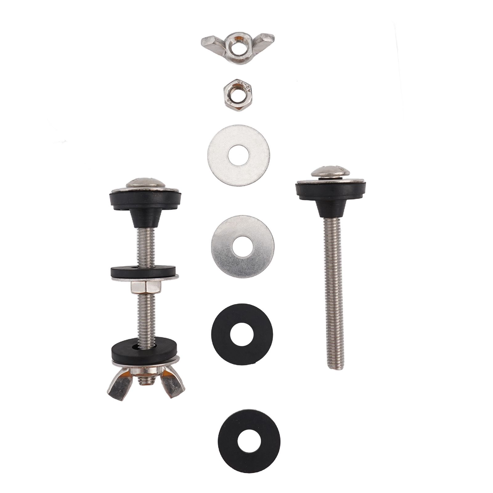 Tiny Home Bathroom Kit - 2pcs Toilet Tank To Bowl Bolt