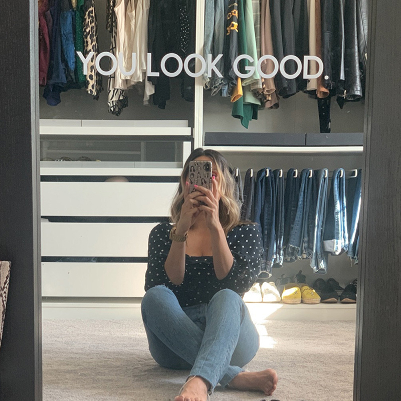 Home Bathroom Quotes - You Look Good Mirror Wall Sticker