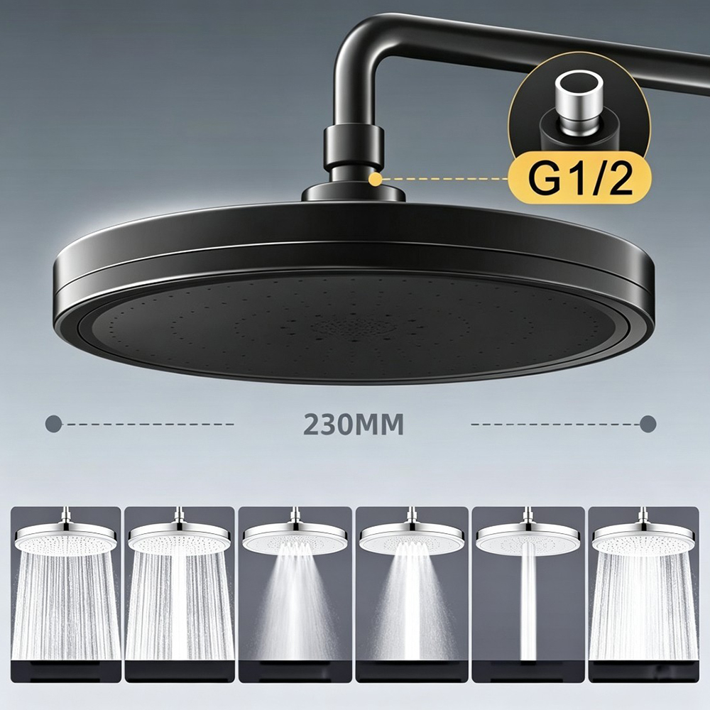 Home Creation Bathroom - 6 Modes of Rainwater Type Shower