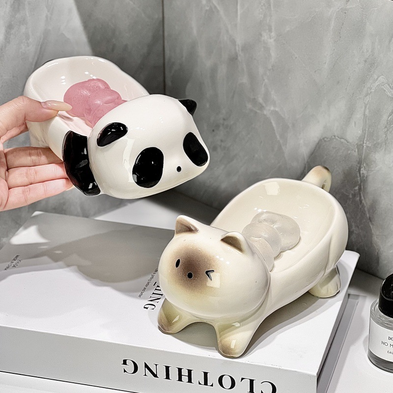 Home Essentials Bathroom Storage - The New High-end Ceramic Soap Box