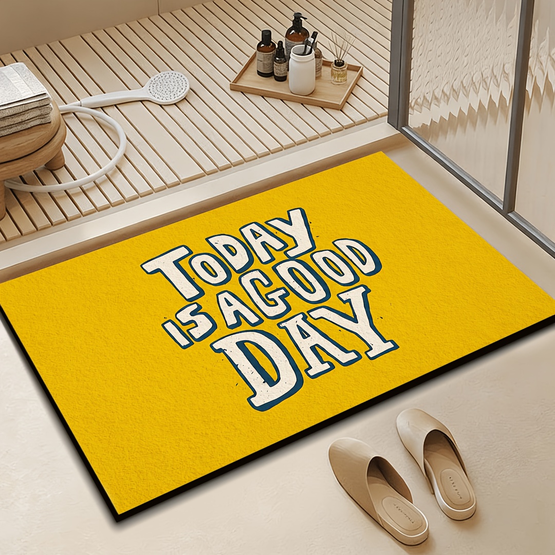 Home Bathroom Quotes - Yellow 