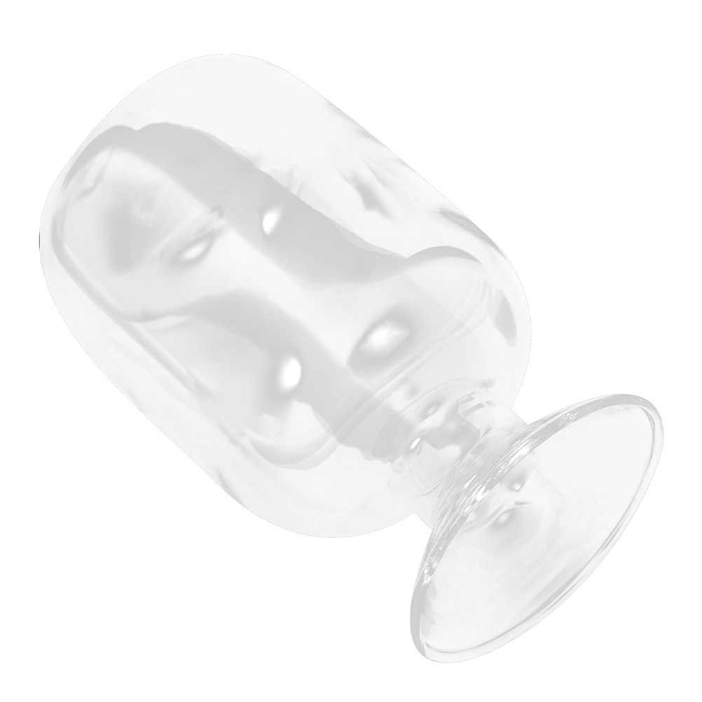Home Essentials Bathroom Storage - Glass Match Storage Jar Transparent with