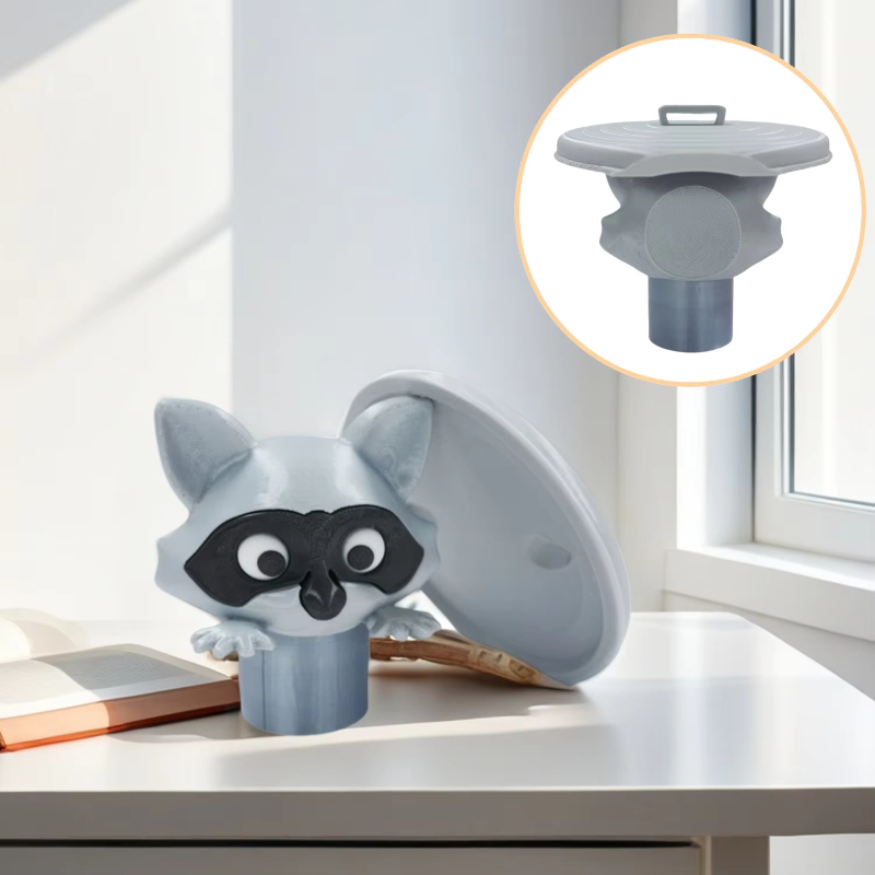 Home Bathroom Ideas - Cute Raccoon Toilet Paper Holder Playful