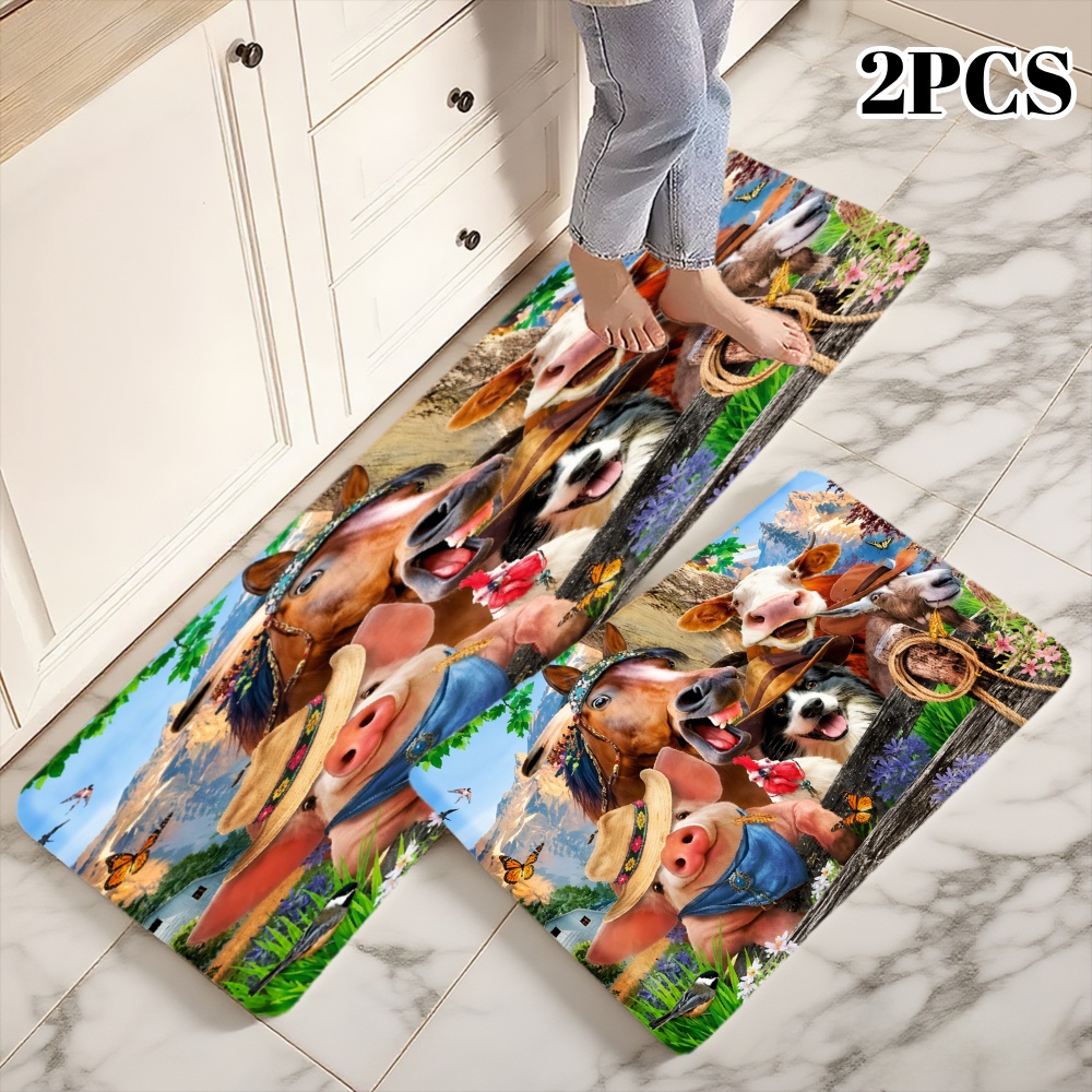 3PCS Kitchen Rugs,Home Decorat - Home Bathroom Scene recension och pris