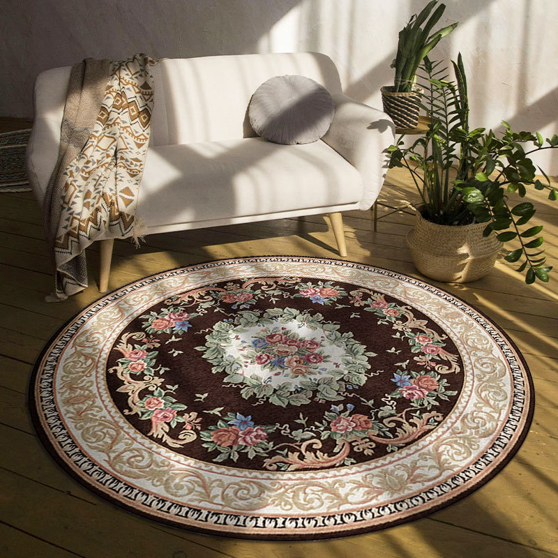 Bohemian Round Rugs Floral Med - Home Toilet Bathroom Design recension och pris