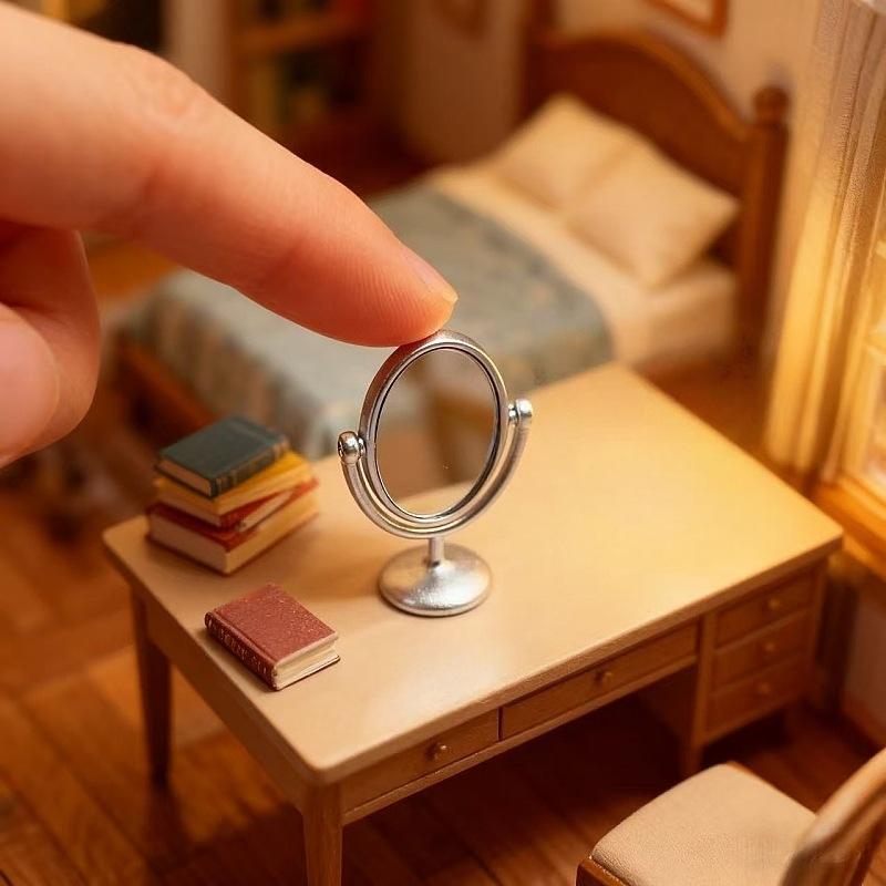 1Pcs Miniature Retro Mirror Dr - Home Theater Bathroom recension och pris