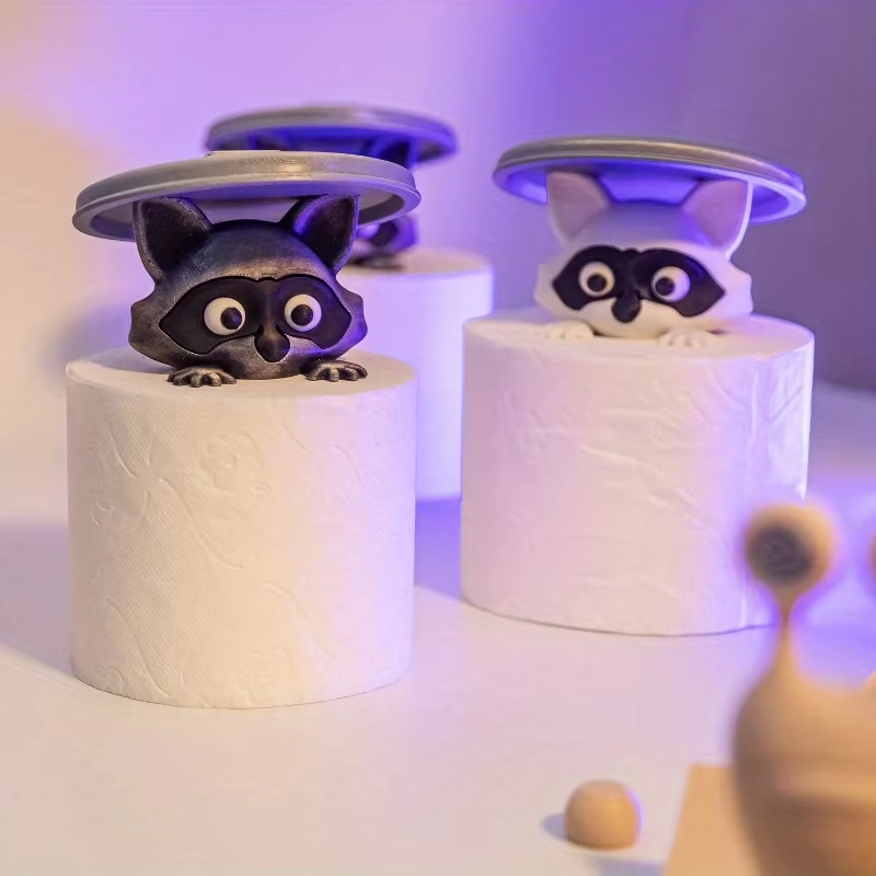 Cute Raccoon Toilet Paper Hold - Home Bathroom Ideas recension och pris