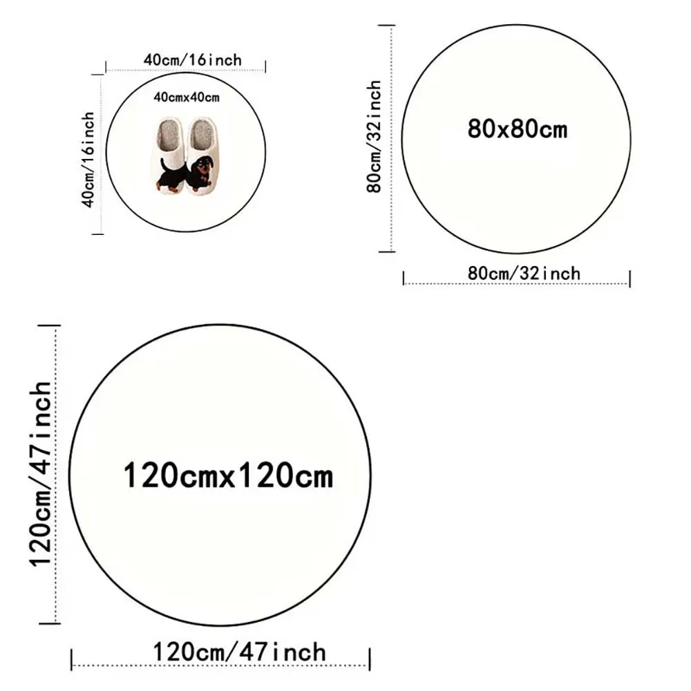Boho Round Rug Non-Slip Retro  - Home Toilet Bathroom Design recension och pris