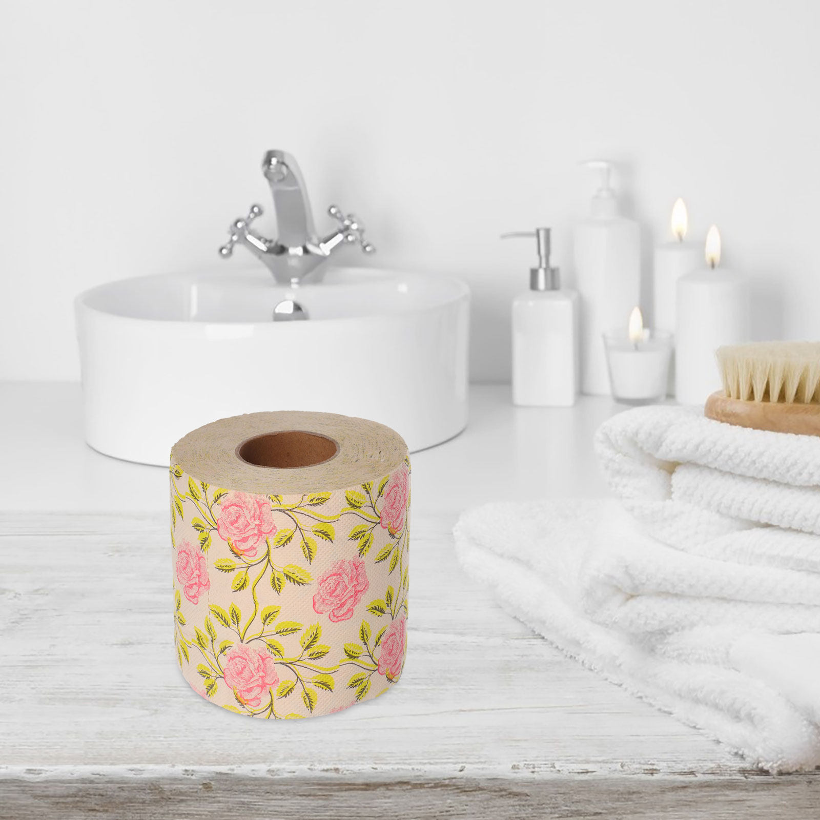Funny Toilet Paper Roll with C - Home Bathroom Design recension och pris