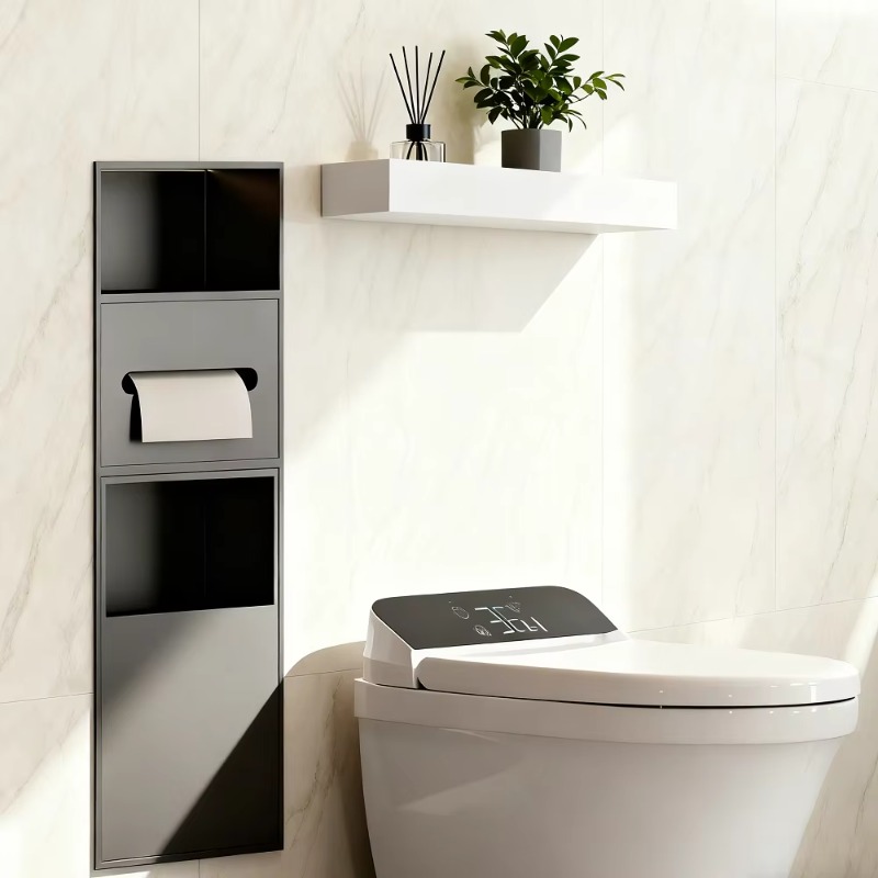 Multifunctional stainless stee - Home Bathroom Towel Dispenser recension och pris