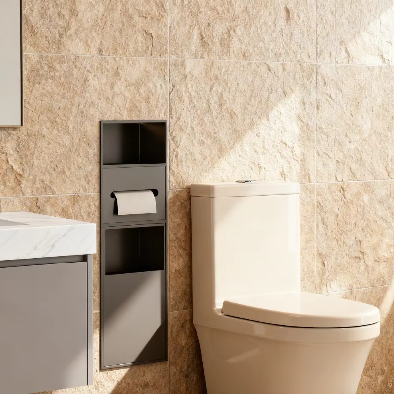 Multifunctional stainless stee - Home Bathroom Towel Dispenser recension och pris