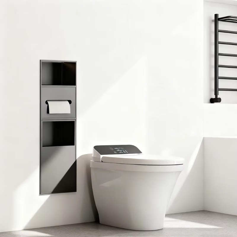 Multifunctional stainless stee - Home Bathroom Towel Dispenser recension och pris