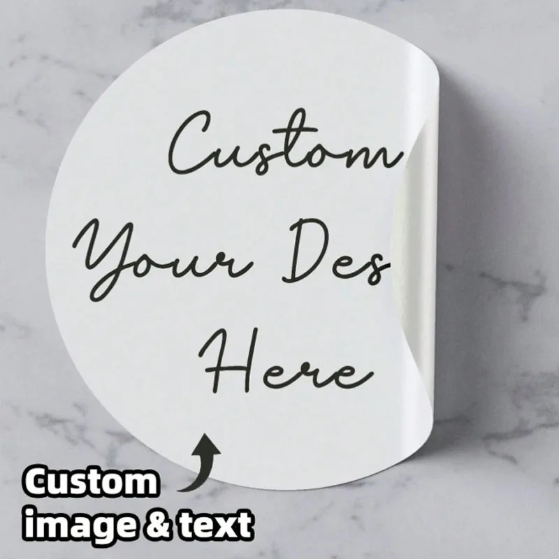Custom round stickers, persona - Home Bathroom Design recension och pris