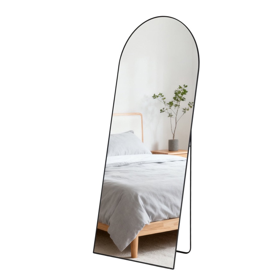 Arched Full Length Mirror Alum - Home Theater Bathroom recension och pris
