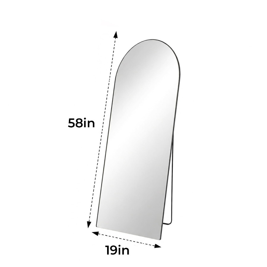 Arched Full Length Mirror Alum - Home Theater Bathroom recension och pris