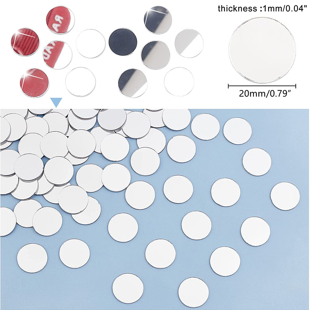 50PCS Round Mini Mosaic Tiles  - Home Theater Bathroom recension och pris
