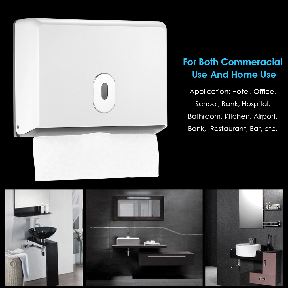 ABS Material Rectangular Wall- - Home Bathroom Towel Dispenser recension och pris