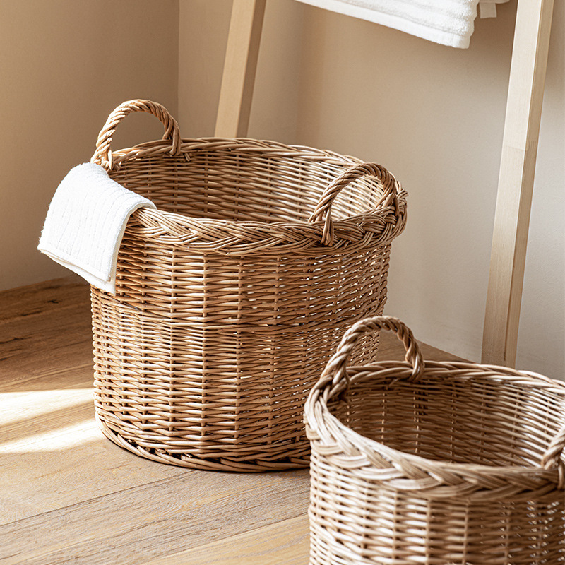 Woven Laundry Hamper with Hand - Home Essentials Bathroom Storage recension och pris