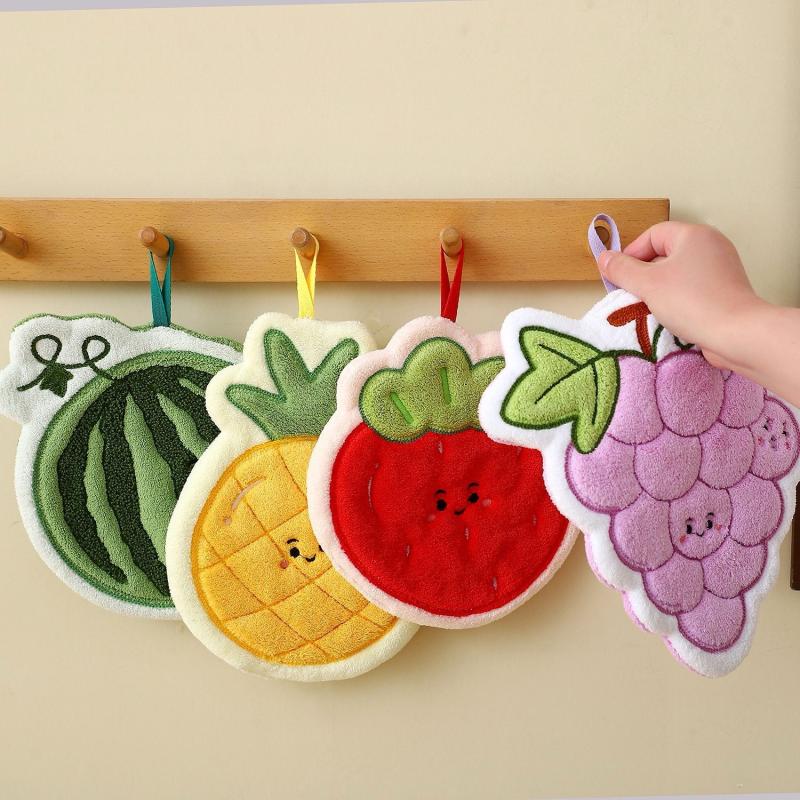 Fruit Hand Towel Kitchen Absor - Home Bathroom Cleaning recension och pris