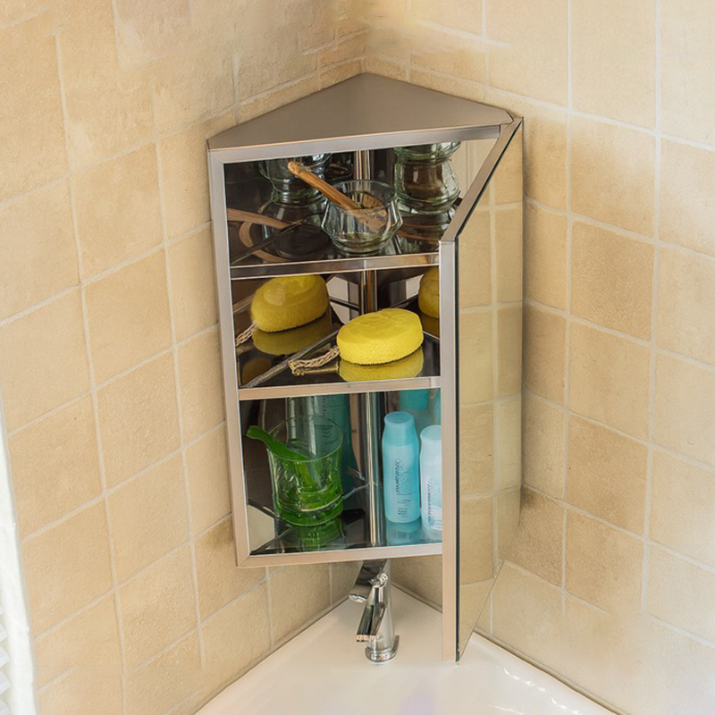 Bathroom Triangular Mirror Cab - Home Theater Bathroom recension och pris