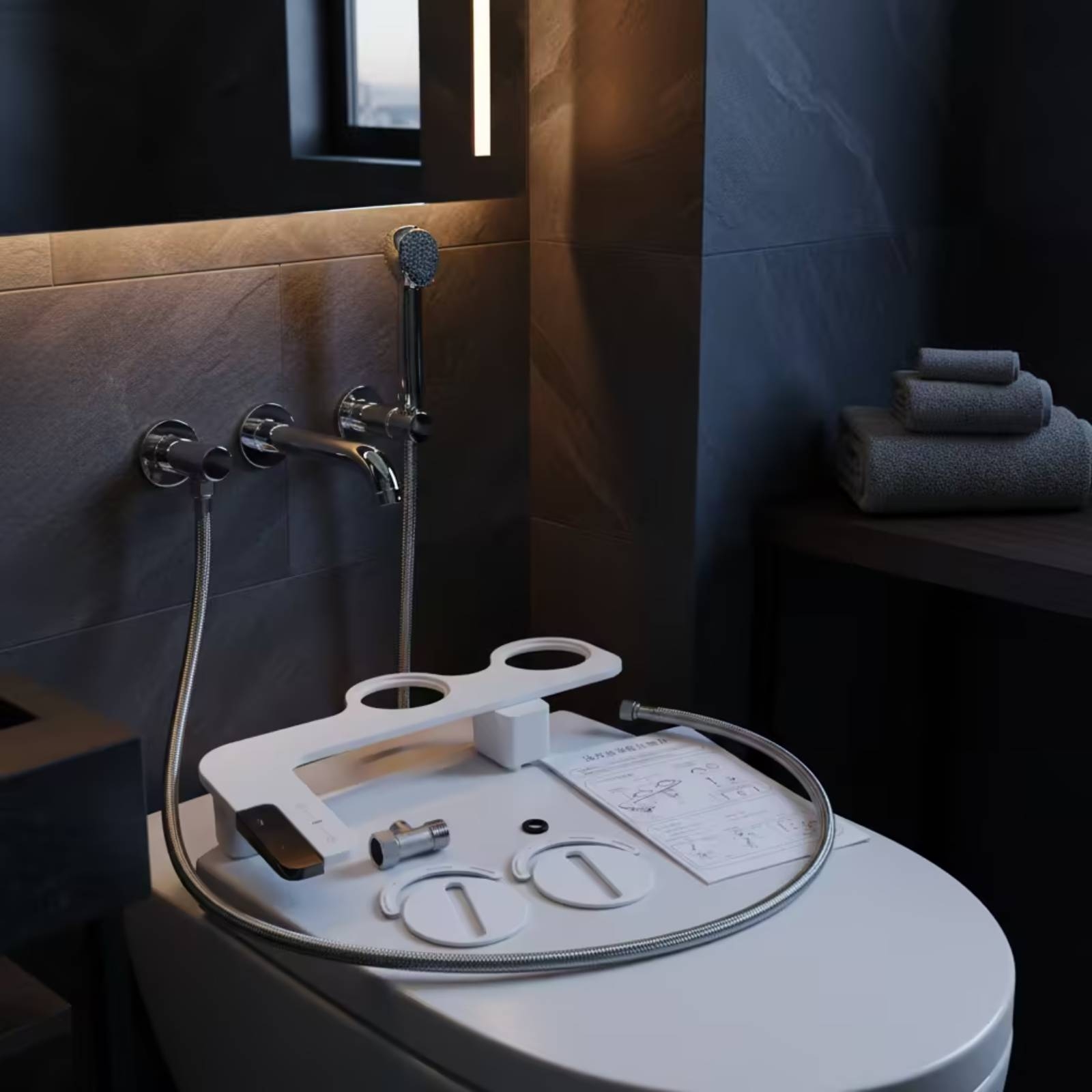 Bidet with Side Control Panel  - Home Toilet Bathroom Design recension och pris