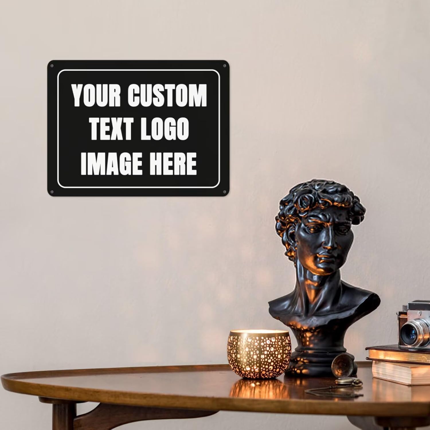 Custom Sign Personalized Metal - Home Bathroom Design recension och pris