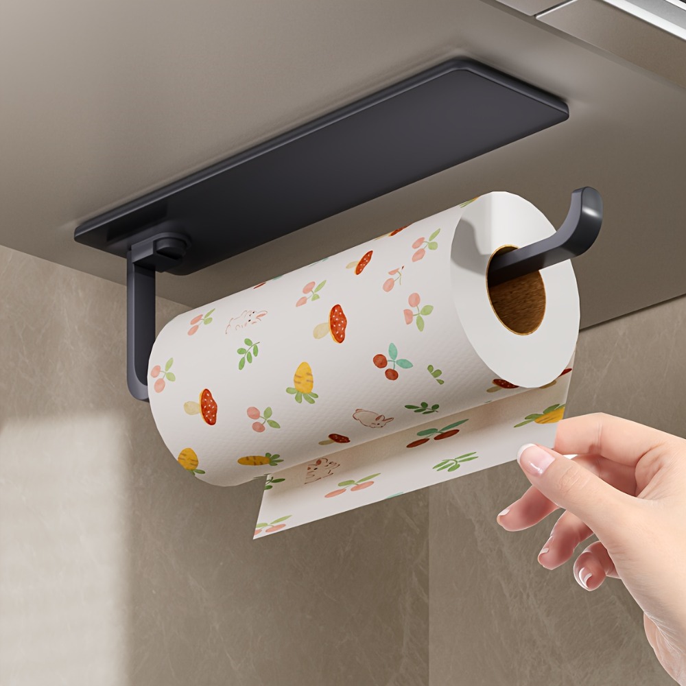 1pc Kitchen Towel Holder - Han - Home Bathroom Towel Dispenser recension och pris