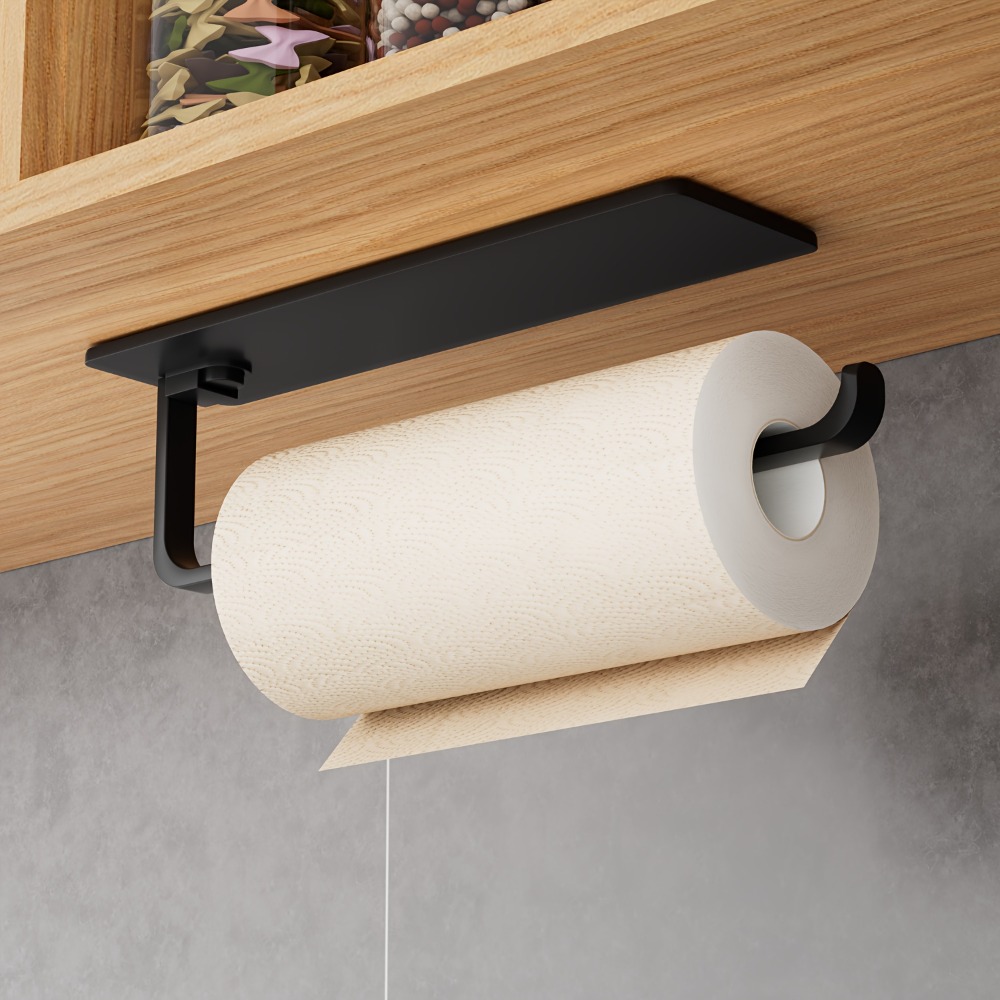 1pc Kitchen Towel Holder - Han - Home Bathroom Towel Dispenser recension och pris