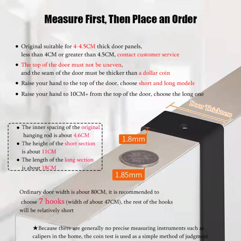 Hooks Over The Door 6 Hooks Cl - Home Creation Bathroom recension och pris