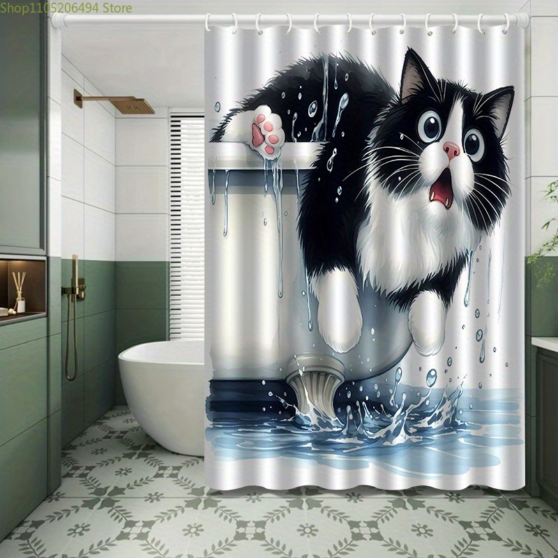 Funny Cat Jumping from Bathtub - Home Bathroom Ideas recension och pris