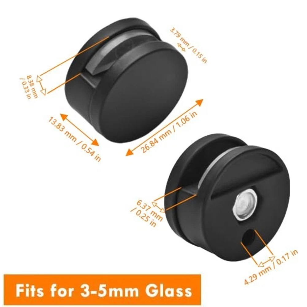 4pcs Glass Mirror Clamp Fixing - Home Hardware Bathroom Accessories recension och pris