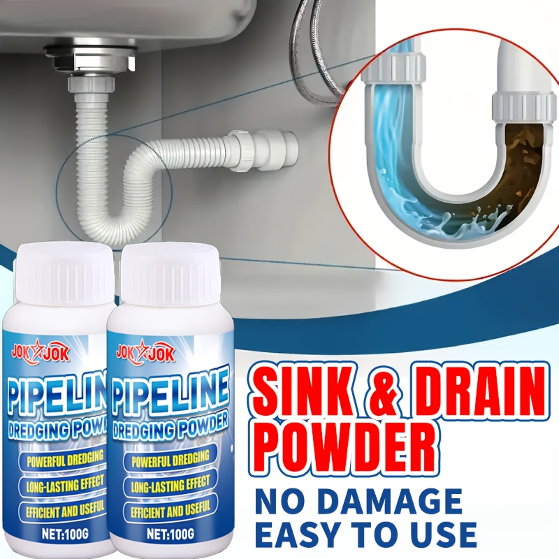 Powerful Drain Cleaner Powder, - Home Bathroom Cleaning recension och pris