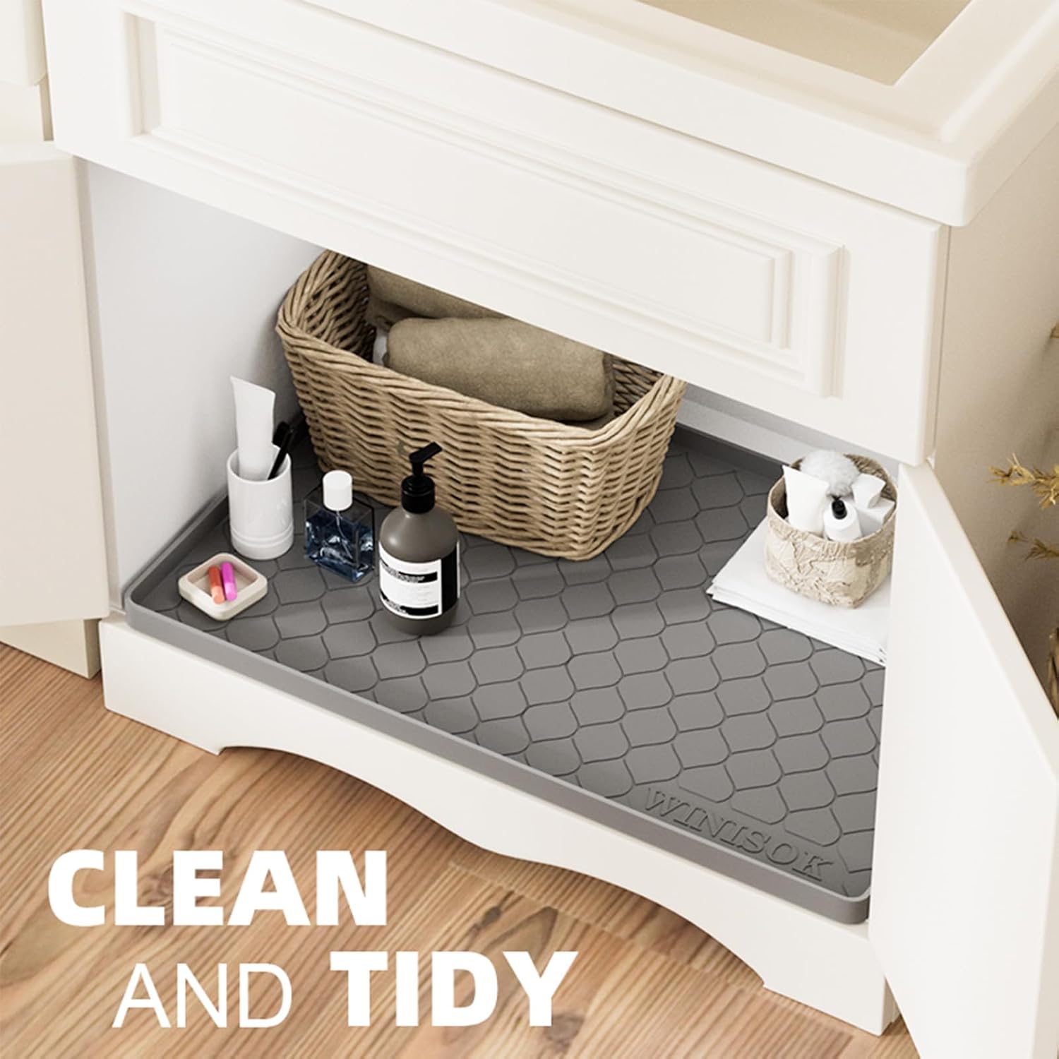 Winisok Silicone Under Sink Ma - Home Essentials Bathroom Storage recension och pris