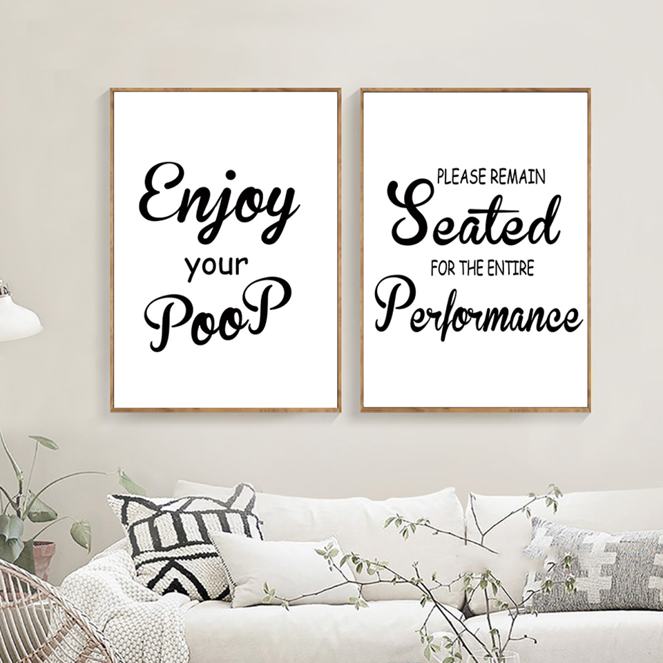 Creative Bathroom Jokes Quote  - Home Bathroom Quotes recension och pris