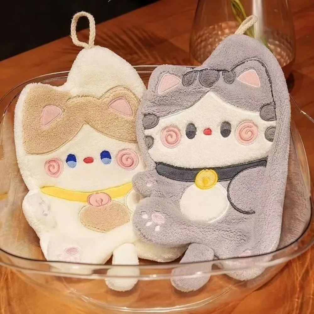 Cute Cat Hand Towel Quick Dryi - Home Bathroom Cleaning recension och pris