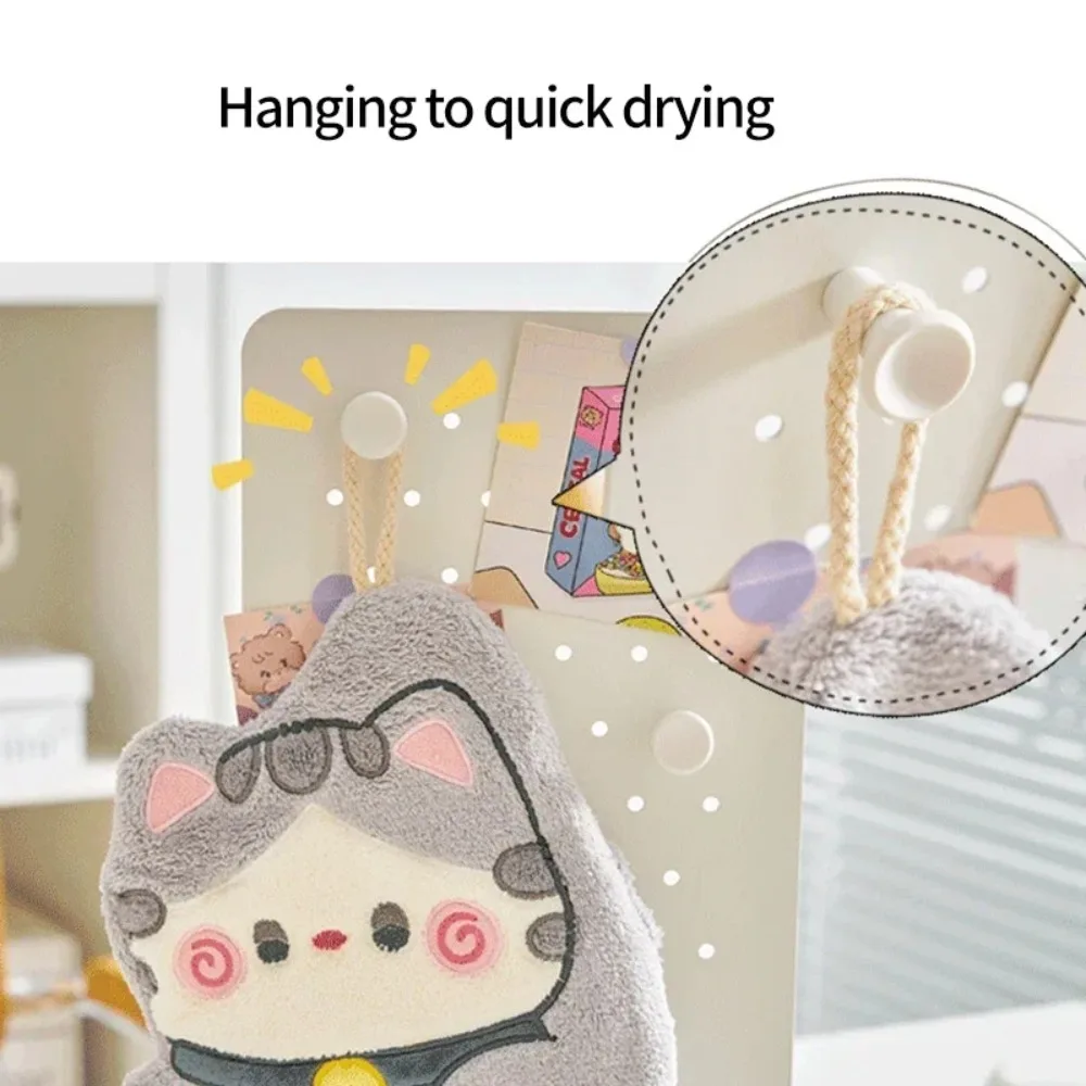 Cute Cat Hand Towel Quick Dryi - Home Bathroom Cleaning recension och pris