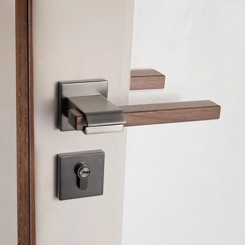 Walnut Door Handle Indoor Meta - Home Hardware Bathroom Accessories recension och pris