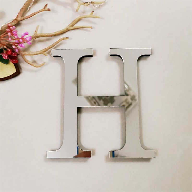 30CM Gold English Letters Wall - Home Creation Bathroom recension och pris