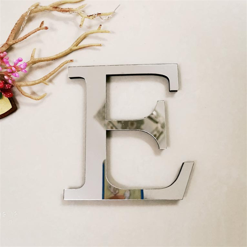 30CM Gold English Letters Wall - Home Creation Bathroom recension och pris