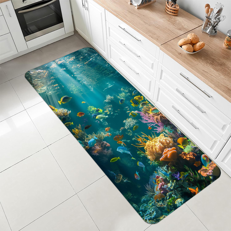 Underwater Ocean Coral Fish Ru - Home Bathroom Scene recension och pris