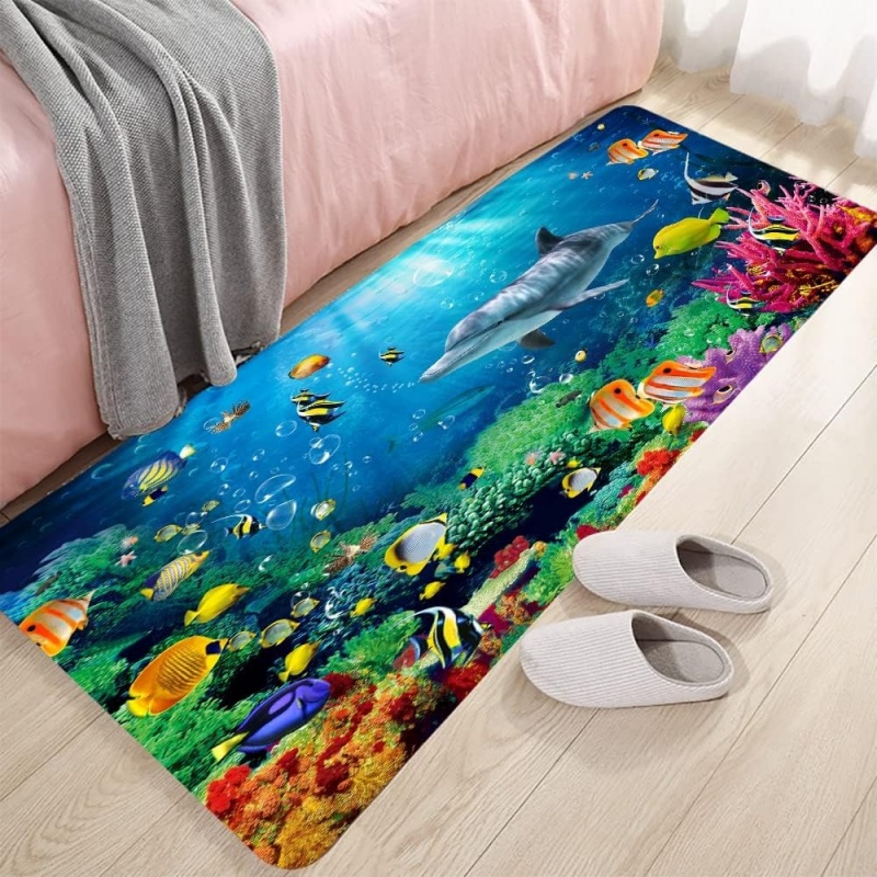 Underwater Ocean Coral Fish Ru - Home Bathroom Scene recension och pris