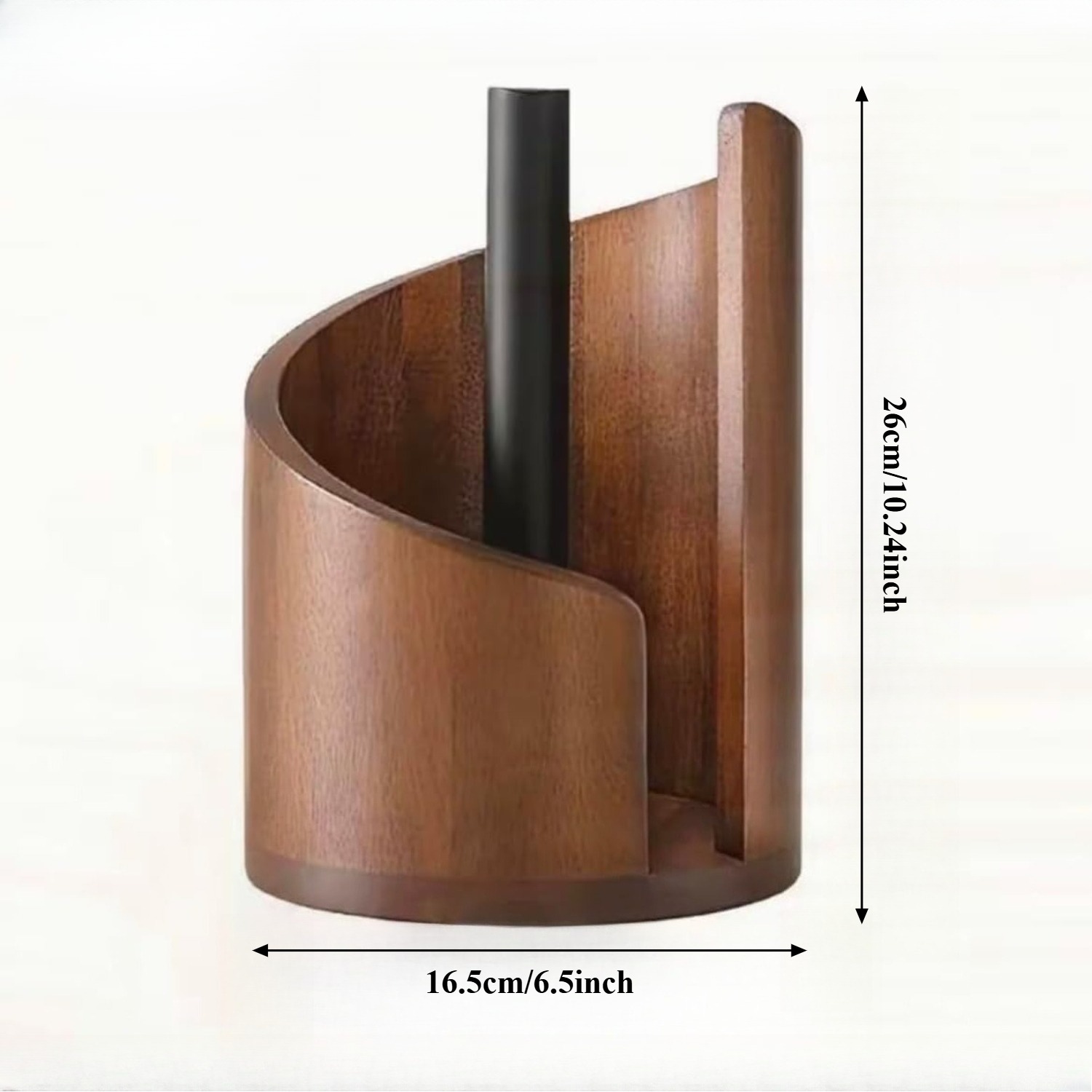 Natural Wood Kitchen Paper Tow - Home Bathroom Towel Dispenser recension och pris